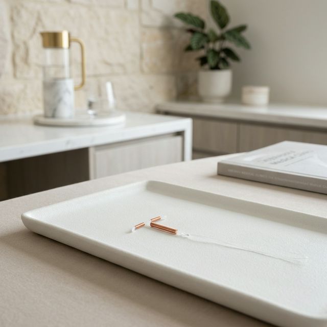 Inserção de contraceptivos DIU